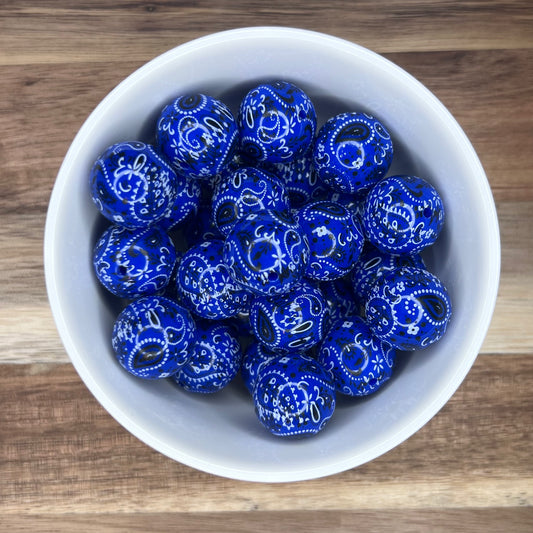 20mm Blue Bandanna