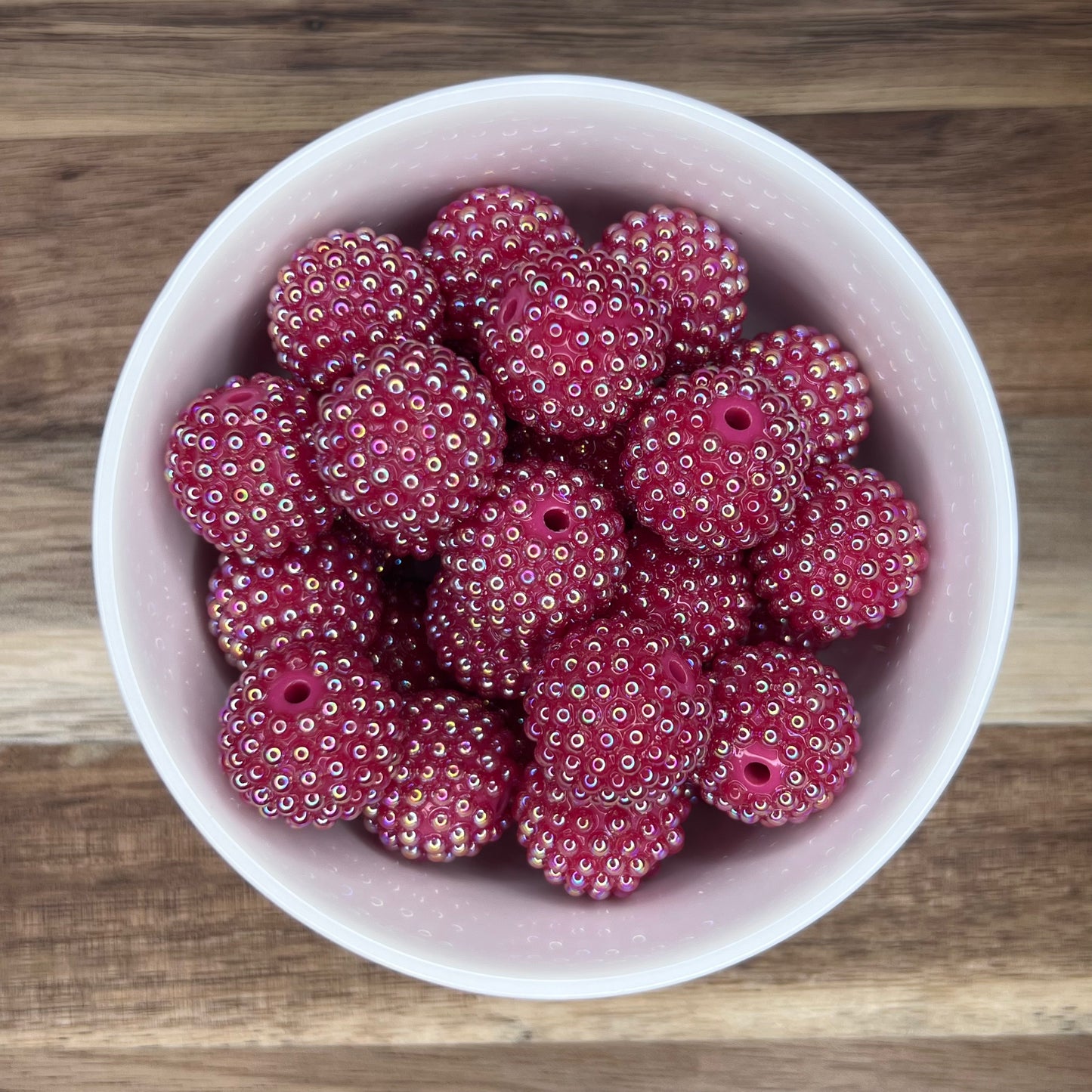 20mm Raspberry Pearl