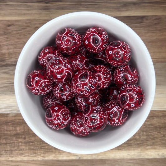 20mm Red Bandanna