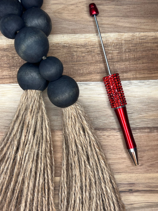 Red Rhinestone Pen