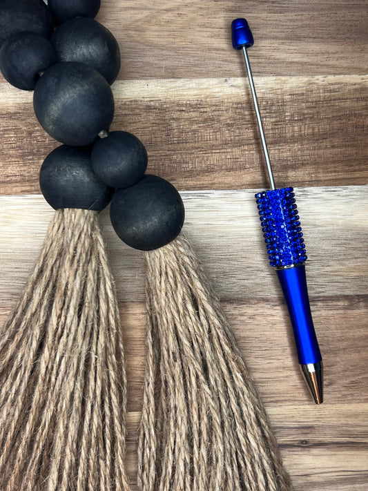 Blue Rhinestone Pen