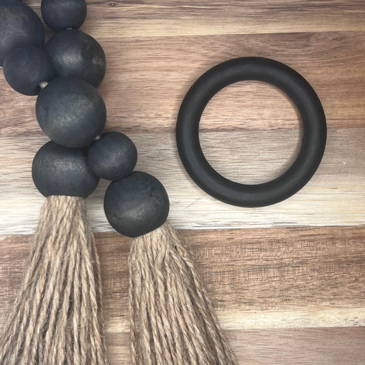 65mm- Black - Solid Ring