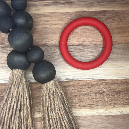 65mm- Red - Solid Ring