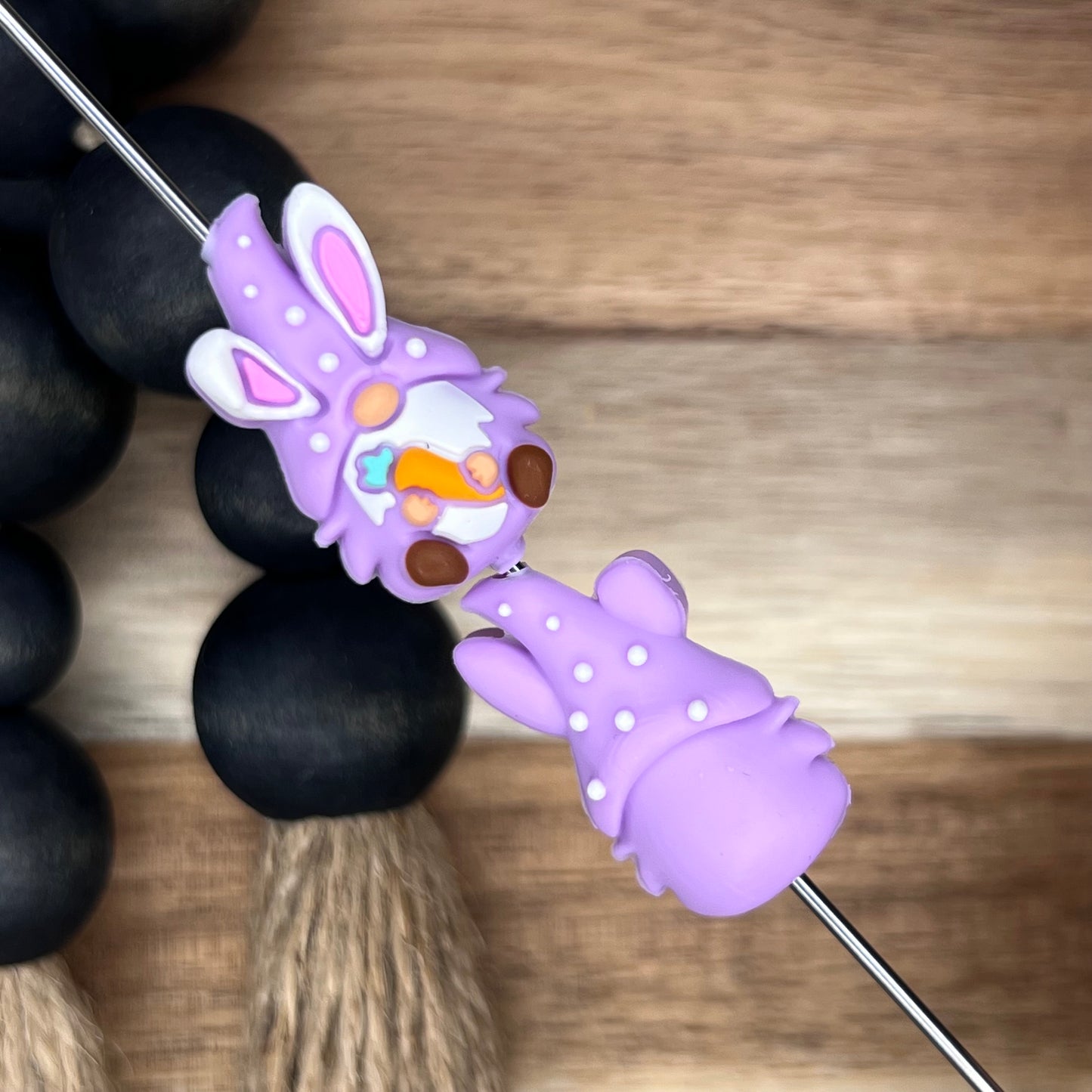 3D Purple Easter Gnome